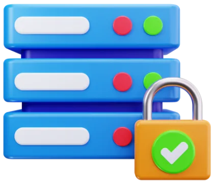 A server protected by a shield